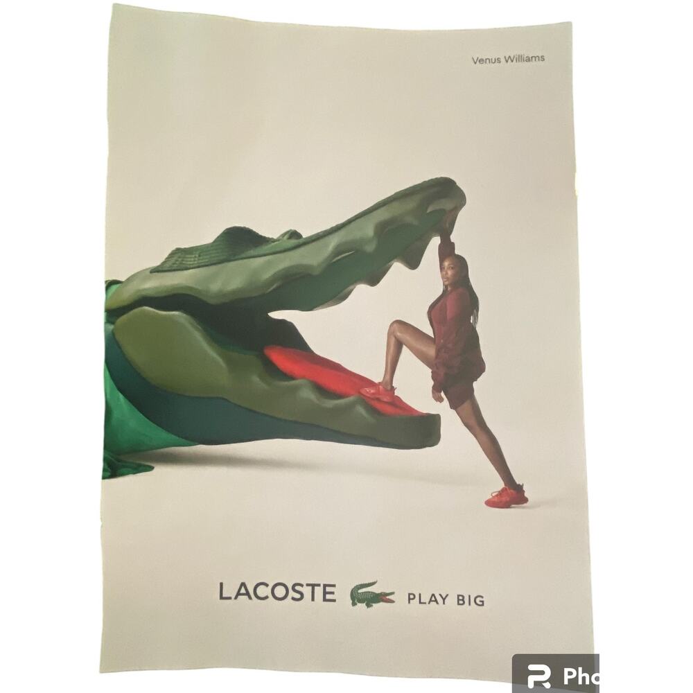 Lacoste Stella McCartney Print Ad Campaign Summer 2024 8x10 Frame Ready Original